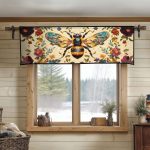 Honeybee Haven Quilted Valance