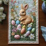 Hoppy Easter Quilted Table Runner