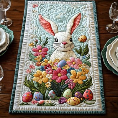 Hoppy Joy Quilted Table Runner