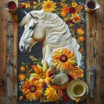 Horse Lover'S Dream Quilted Table Runner