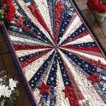Independence Day Elegance Quilted Table Runner