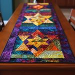 Infinite Starscape Quilted Table Runner