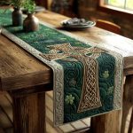 Irish Cross Blessing Quilted Table Runner