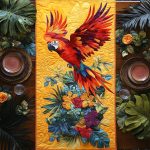 Island Chatter Quilted Table Runner