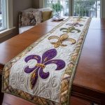 Mardi Gras Quilted Table Runner