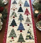 Jolly Pines Quilted Table Runner
