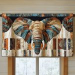 Jungle Serenity Quilted Valance