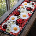 Ladybug Garden Quilted Table Runner