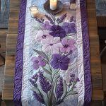 Lavender Delight Quilted Table Runner