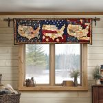 Liberty Map Quilted Valance