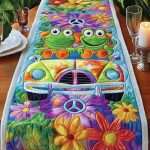 Lily Path Quilted Table Runner