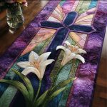 Lily Of Grace Quilted Table Runner