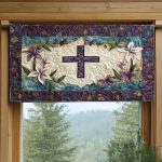 Lily Of The Cross Quilted Valance