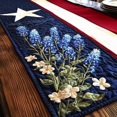 Lone Star Radiance Quilted Table Runner