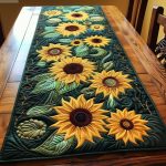 Lovable Sunflowers Quilted Table Runner