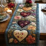 Love In Stitches Quilted Table Runner