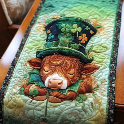 Lucky Highland Quilted Table Runner