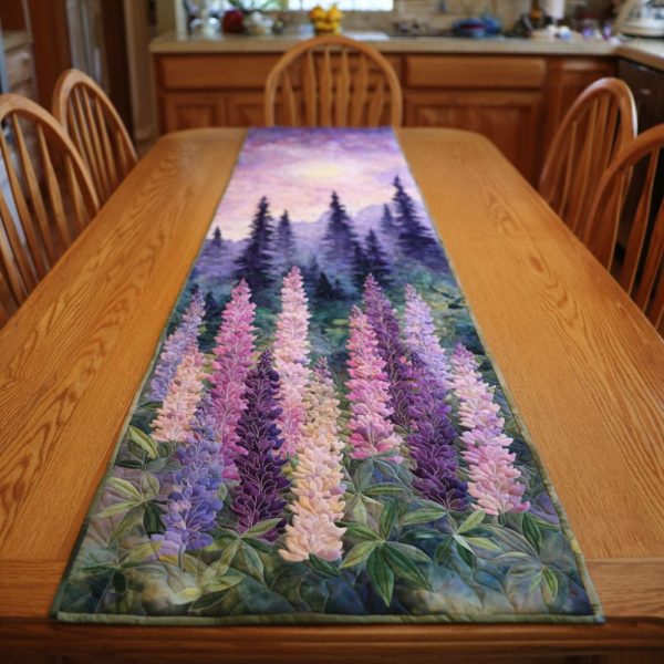 Lupine Valley Quilted Table Runner