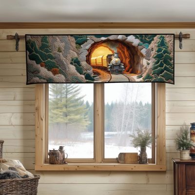 Golden Tunnel Express Quilted Valance