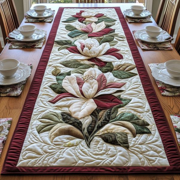 Magnolia Horizon Quilted Table Runner