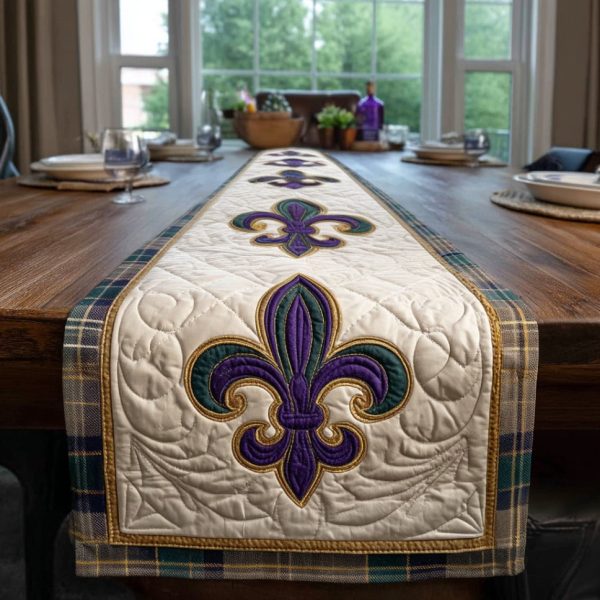 Mardi Gras Quilted Table Runner