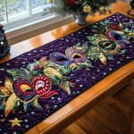Mardi Gras Quilted Table Runner