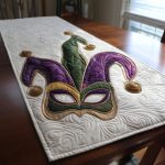 Mardi Gras Quilted Table Runner