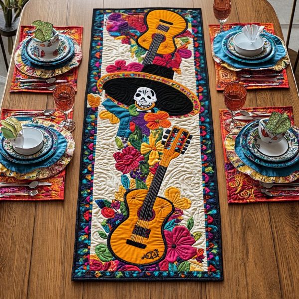 Mariachi Melody Quilted Table Runner