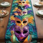 Mask And Magic Quilted Table Runner
