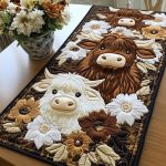 Meadow Friends Quilted Table Runner