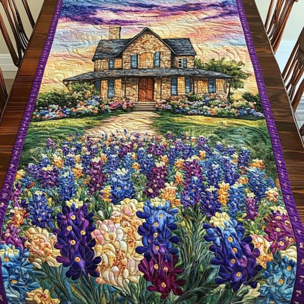 Meadow Grace Quilted Table Runner