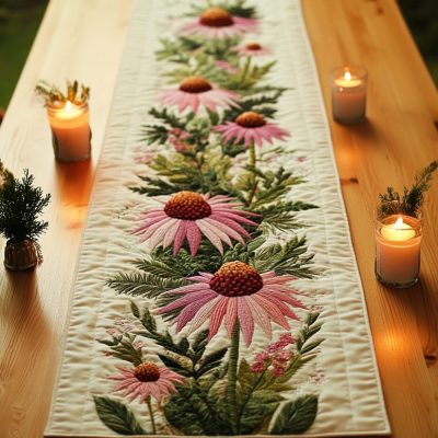Meadow Muse Quilted Table Runner