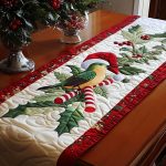 Merry Flight Quilted Table Runner
