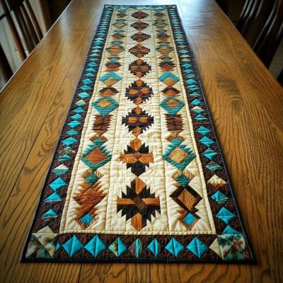 Mesa Weave Quilted Table Runner