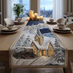 Midnight Mass Express Quilted Table Runner