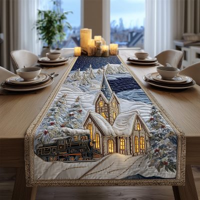 Midnight Mass Express Quilted Table Runner