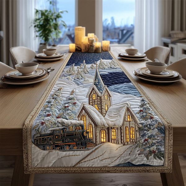 Midnight Mass Express Quilted Table Runner