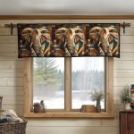 Midnight Wanderer Quilted Valance