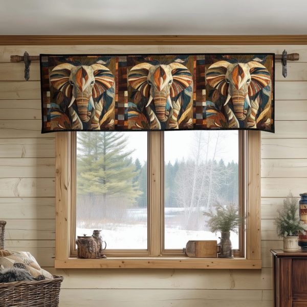 Midnight Wanderer Quilted Valance