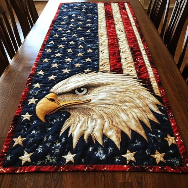 Mighty Eagle Quilted Table Runner