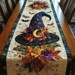 Moon Bloom Quilted Table Runner