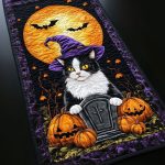 Moonlit Mischief Quilted Table Runner
