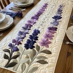Morning Dew Blooms Quilted Table Runner