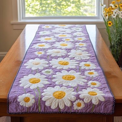 Morning Dew Quilted Table Runner