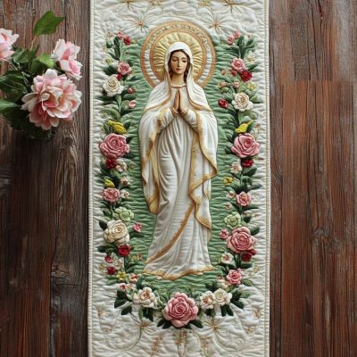 Mother Of Hope Quilted Table Runner