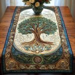Mystic Forest Quilted Table Runner