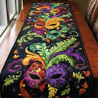 Mystic Masquerade Quilted Table Runner