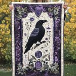 Mystic Raven Whispers Quilted Table Runner