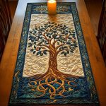 Mystic Roots Quilted Table Runner