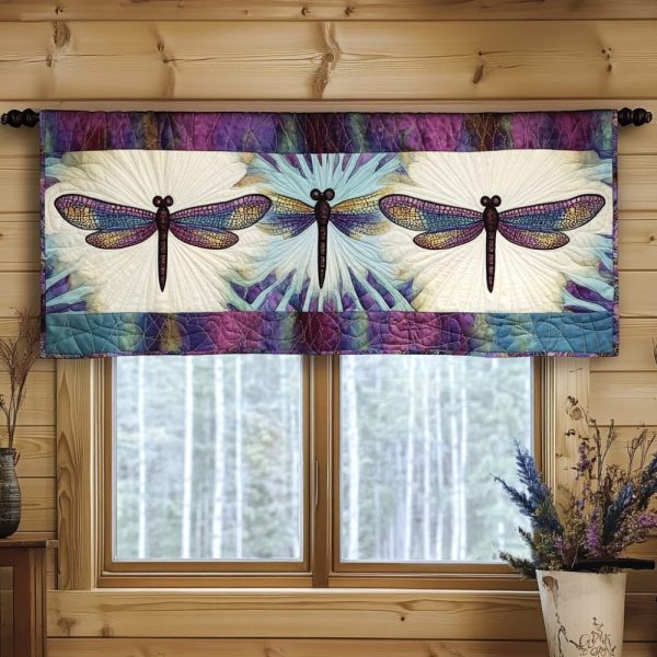Mystic Wings Quilted Valance